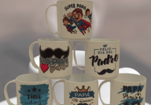 Tazas polimero x1 Dia del padre