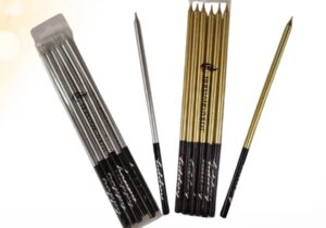 Blister velas metalizadas 14cm  x6u. - x1 Doradas