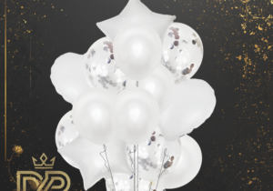 Set globos 14 unidades x1 Blanco