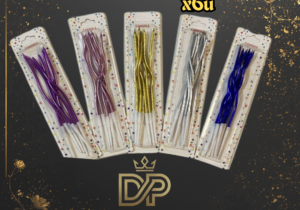 Velas Curva metalizadas x6u