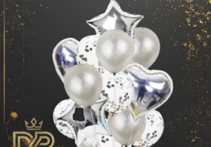 Set globos 14 unidades x1 Plata