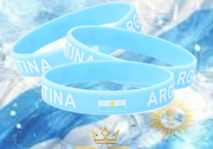 Pulsera de Silicona Argentina x25 unidades