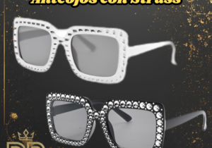 Anteojo plastico c/strass x1